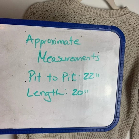 47. MADEWELL Women’s French Quarter Pullover Sweater Beige Size XXS - Picture 9 of 9